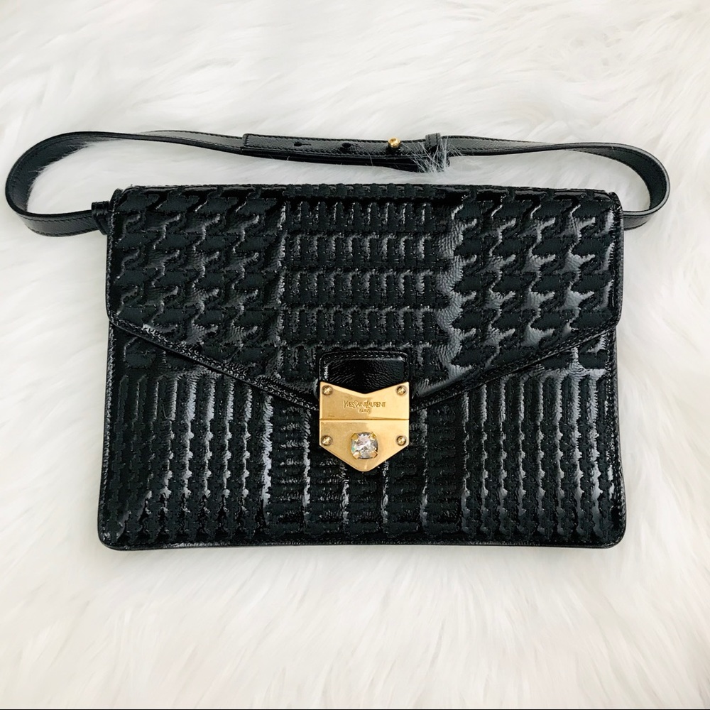 🖤 Rare Vintage Yves Saint Laurent Patent Bag 🖤